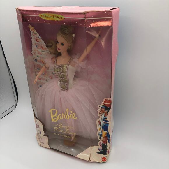 Sugar Plum Fairy Barbie Doll Nutcracker Ballerina NRFB Vintage 1996 Christmas - Picture 4 of 7